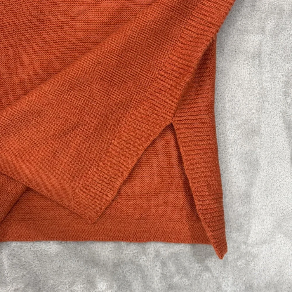 Kerisma Sweater Womens‎ One Size Orange Red Wool Blend Oversized Split Sleeve